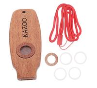 Milisten Kazoo Musical Instrument Easy to Learn Portable Adults Kazoo Unique Design with Food Grade Beeswax Care for Birthdays Special Occasions