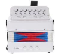 Milisten Key Accordion Toy for Boys and Girls Beginner Performance Plaything Simple Design Early Educational Music Instrument