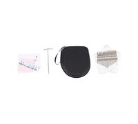 Milisten Key Fingertip Kalimba Thumb Piano Transparent Musical Instrument for Beginners Easy to Carry Durable Design Emits Beautiful Melodies for Adults