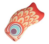 Milisten Koi Fish Silicone Wrist Rest Mouse Pad with Ergonomic Carp Design, Portable Desk Accessory for Home and Office Use, Comfortable Wrist Support Mouse Pad for Women