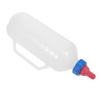 Milisten Large Capacity Goat Feeder Bottle for Goats and Sheep Rubber Material Lamb Feeding Bottle with Natural Teat Easy to Clean Livestock Milk Feeder for Outdoor Farm Use