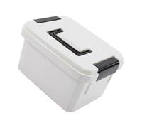 Milisten Large Capacity Portable Medicine Box White Pp Material First Aid Organiser with Easy-Carrying Handle Suitable for Household and Sports Team Use