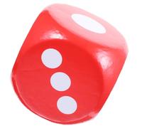 Milisten Large Foam Dice Party Game Accessory Lightweight Soft Jumbo Dice for Bars Family Gatherings Educational Fun Teaching Prop