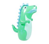 Milisten Large Inflatable Dinosaur Tumbler Toy for Kids 95CM PVC Blow Up Punching Bag for Outdoor Activities