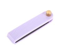 Milisten Lavender Guitar Mute Pad Noise Reduction Fretboard Dampener Stylish Plastic Sponge Copper Design Instrument Accessory for Performance on The Go Use