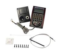 Milisten Lc Band Guitar Pickup Preamp Equalizer for Acoustic Classical Guitars Manual Auto Tuning Essential Sound Amplifier Feedback Control No Battery Required Black