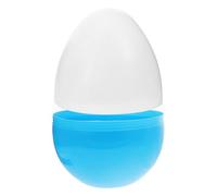 Milisten Lightweight Blue Plastic Easter Egg Candy Box Storage Holder, Decorative Fillable Party Eggs Ornament for Easter Celebration and ’ Craft Supplies