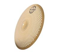 Milisten Low Volume 14-inch Quiet Alloy Crash Cymbal for Drum Practice, Splash Cymbals for Beginners, Sturdy Drum Gear Suitable for Low Volume Drumming and Jazz Sessions