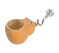 Milisten Magnetic Jumping Spider Hideout Small Reptile Cave with Natural Gourd Design Hanging Habitat for Jumping Spiders Lizards and Tortoises