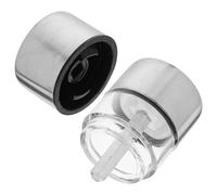 Milisten Manual Mini Pepper Crusher Grinder Refillable Stainless Steel Pepper Mill with Handheld Salt Container for Kitchen and Home Seasoning