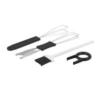 Milisten Mechanical Keyboard Keycap Puller Tool with Metal and Plastic Construction, Compact and Ergonomic Design, Includes Cleaning Brush for Efficient Keycap Removal and Keyboard