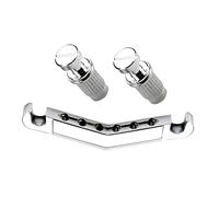 Milisten Metal Bridge for Electric Guitar Design Roller Saddle Bridge for Guitar Repair and Replacement Parts