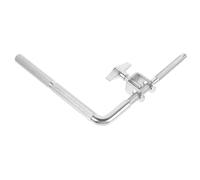 Milisten Metal Cowbell Mounting Bracket for Drum Kit Adjustable Stand Cowbell Holder Clip Secure Fixing Clamp for Bass Drum