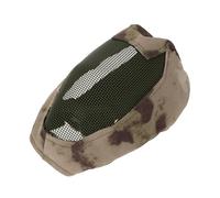 Milisten Metal Mesh Fencing Breathable Full Face Guard for Outdoor Sports and Riot Control Protective Steel Wire Mask Cover for Adult Safety and Impact Resistance