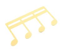 Milisten Metal Music Note Sheet Clip Score Holder Gold Tone Guitar Piano Page Holder Music Book Clamp for Musicians and Composers Sturdy Metal Instrument Accessory