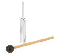 Milisten Metal Tuning Forks with Wooden Mallet for Precise Pitch Tuning, Ergonomic Handle Design, for Musical Education and Home Use by Professionals and Enthusiasts