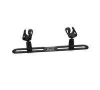 Milisten Microphone Aluminum Pole Stand Mic Stand Holder for Recording Live Streaming Mic Clip Clamp Multi-mic Mount Holder Desktop Use