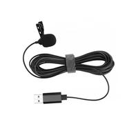Milisten Microphone Voice Sensitivity on Mic Lapel USB High with Lavalier for Noise Eliminating Feature, Aluminium Alloy Clip Conference Lectures and Game Laptop and Desktop