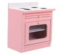 Milisten Mini Log Burning Stove Dollhouse Miniature Cooking Electric Stove Mini Cooktop Model
