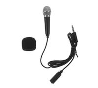 Milisten Mini Recording Comfortable Magnesium Alloy Aluminium to Black for Hold Easy Microphone Mic Portable Voice Compact to Operate Smartphone Interviewing