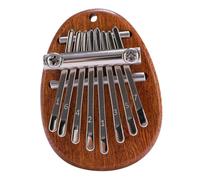 Milisten Mini Thumb Piano Musical Instrument with 8 Keys Lightweight and Easy to Play Synthetic and Metal Material for Boys and Girls Toy Or Stage Performance with Hanging Rope