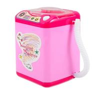 Milisten Mini Washing Machine for Makeup Brushes and Sponges Interactive Play and Skill Development for Realistic Washing Simulation for Parent Bonding Activities