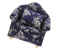 Milisten Miniature Couch Dollhouse Sofa Decor with Pillow Elegant Floral Design Interactive Miniature Furniture for Dollhouse Accessories for Enhancing Tiny Living Spaces