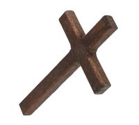 Milisten Miniature Cross for Dollhouse and Church Scenes Small Handheld Prayer Cross for DIY Crafts and Religious Displays Wooden Decoration for Faith and Devotion