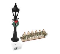 Milisten Miniature Dollhouse Accessories Set Light Model Garden Fence Decoration for Miniature Park Whimsical Scene Enhancements with Durable Design and Safe Illumination