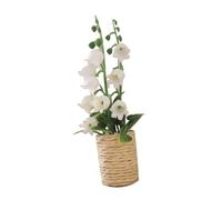 Milisten Miniature Flowerpot Bonsai Plant Model Tiny Faux Greenery for Dollhouse Boys and Girls Room Decor and Miniature Gardens Non-fading Decorative Accessory