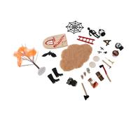 Milisten Miniature Halloween Dollhouse Accessories Sturdy Resin Spooky Figurines for Haunted House Decor Creative Crafting Mini Horror Figures for Party and Collectible Displays