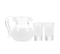 Milisten Miniature Milk Kettle and Cup Set Realistic Dollhouse Kitchen Accessories for Creative Layouts for Mini House Decoration and Adornment