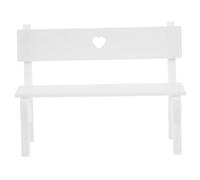 Milisten Miniature Park Bench Model Durable Bench Figure for Dollhouse Mini House Decoration Easy to Clean Micro Landscape Furniture for DIY Enthusiasts and Creative Decor