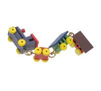 Milisten Miniature Wooden Train Model for Doll Houses Traditional Accessory for Rooms Creative Decor and Play for Dollhouse Decoration