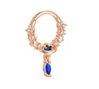 Milisten Moon Nose Ring Titanium Steel Nose Hoop Jewelry Chic Comfortable to Wear Multi-purpose for Women