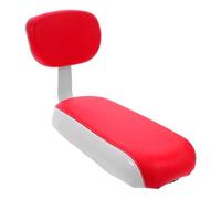 Milisten Mountain Bike Seat Cushion with Backrest Extra Thick PU Sponge Pad Comfortable Bicycle Saddle for Adults and Water-resistant Replacement Cushion for City and Off-road Riding