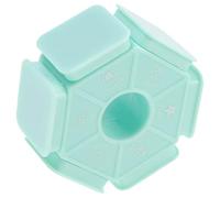 Milisten Multi-Side Teacher Comment Stamp for Homework Grading, Green English Feedback Stamper with 6 Sides, Educational Reward Stamp for Classroom and Student Assessment