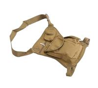 Milisten Multipurpose Waterproof Drop Leg Bag Thigh Belt Training Pack Outdoor Cycling Hiking Waist Pouch in Mud Color