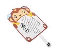 Milisten Music Education Reading Cards for Piano Note Flash Cards Music Staff Whiteboard for Beginners for Classroom Homeschool