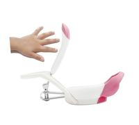 Milisten Nail Clippers for Newborn Boy Girl Nail Care Tools Safe Stainless Steel Magnifying Glass Ergonomic Handle for Easy Use Random Color