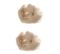 Milisten Natural Bird Nesting Material for Parrots Hummingbirds Wild Birds 2 Pack Bedding Supplies for Nest Building and Hiding Jute Straw Mix
