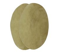Milisten Natural Goat Skin Drum Covers for Djembe 2-Piece Set Authentic African Percussion Replacement Covers Sturdy and Sound-Enhancing Drum Parts