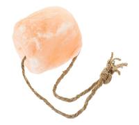 Milisten Natural Pink Salt Licking Block for Livestock with Rope Mineral Rich Salt Brick for Horses Cows Deer Sheep Providing Essential Nutrition and Safe Feeding