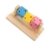 Milisten Natural Wood Hamster Enrichment for Dwarf Hamsters Gerbils and Rats Dental Care Accessory for Teeth Grinding and Gnawing Safe Sustainable Pet Chew
