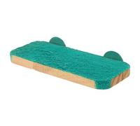 Milisten Natural Wood Parrot Platform Stable Climbing Board for Small Animals Easy to Install Bird Cage Accessory Safe Chewing for Cockatiels and Budgies Fun Exercise Perch