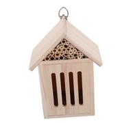Milisten Natural Wooden Insect Hotel for Garden Outdoor Habitat for Bees Ladybugs Butterflies Beetles Educational Insect House for Boys and Girls Promotes Ecosystem Health