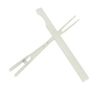 Milisten Nylon Piano Tuning Tool Piano Mute Clamp for Mid and High Notes White Professional Mute Tweezer Holder