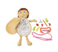 Milisten Organs Plush Educational Preschool Organ Puzzle for Promote Cognitive Skills Body Recognition Material for Learning