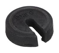 Milisten Orthopedic Traction Counterweight Iron Scale Weight 0.5kg Slotted Black Retro Balance Weight for Orthopedic Devices Industrial Weighing Calibration Doctors