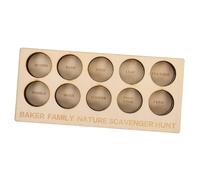 Milisten Outdoor Treasure Hunt Scavenger Game Board for Plant Specimen Collection Tray Lightweight Nature Exploration for Camping and Family Outdoor Activities